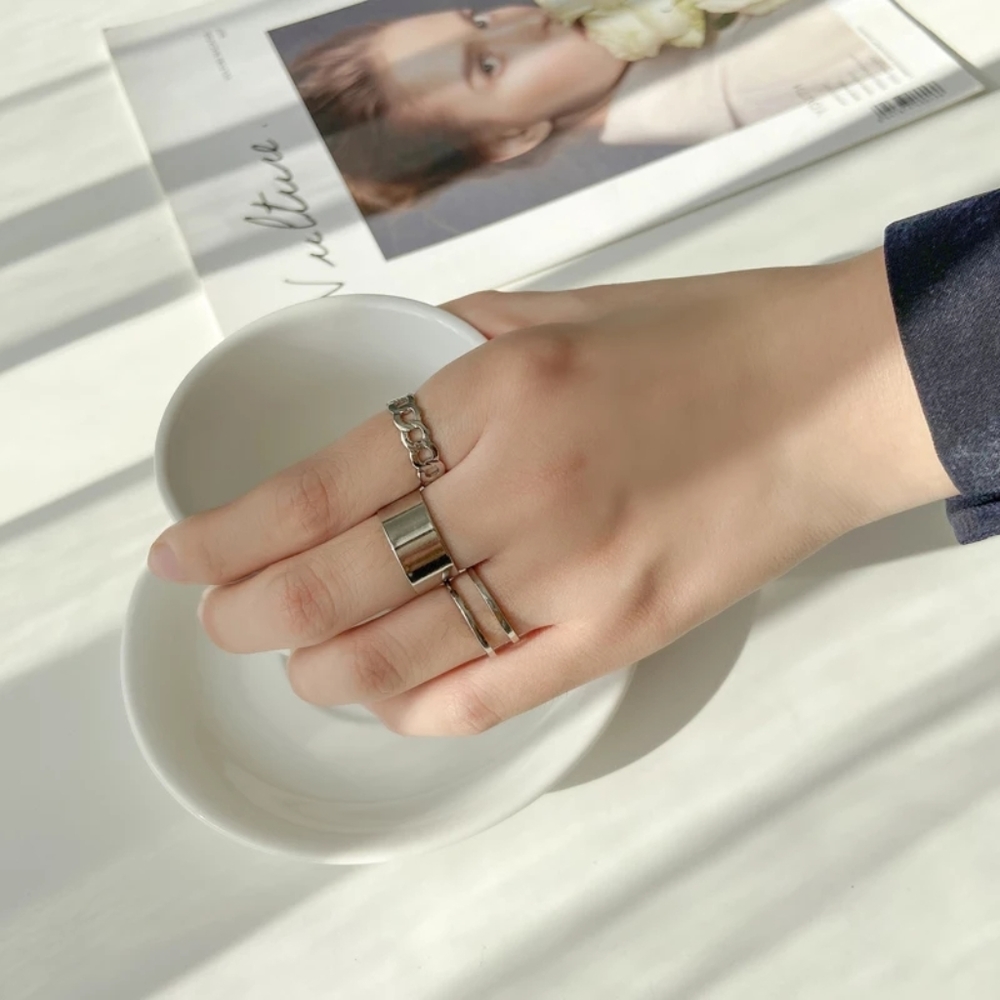 💎✨ Silver Ring Set - Picture 5 of 7